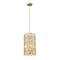 Z-Lite Dealey Pendant, 3-Light, 9.25 In.W x 17.25 In.H, Heirloom Brass/Heirloom Brass 822P9-HB - alternate 7